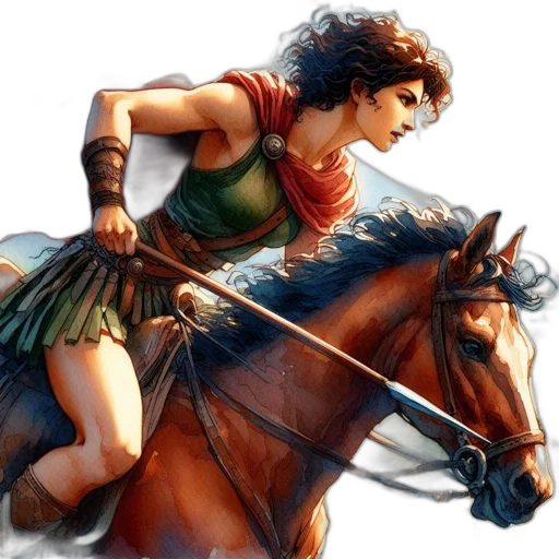fantasy art, comic book art, concept art, photorealistic transparent PNG cut-out