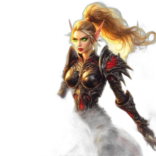 fantasy art, concept art, comic book art, photorealistic transparent PNG cut-out