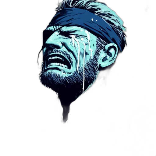 face, mask, staff, creature transparent PNG cut-out