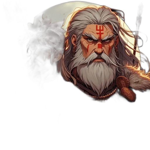 face, fantasy art, concept art, pixel art transparent PNG cut-out
