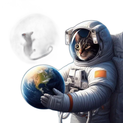animal, robot, staff, concept art transparent PNG cut-out