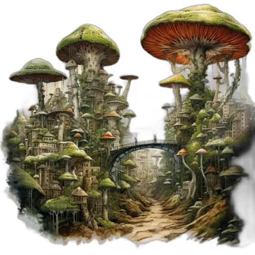 hat, concept art, fantasy art, 3d render transparent PNG cut-out