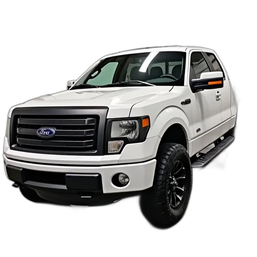 car, white, pickup, truck transparent PNG cut-out