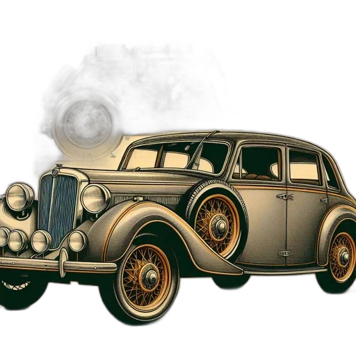 car, photorealistic, concept art, 3d render transparent PNG cut-out