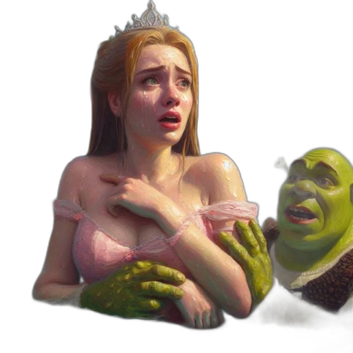crown, face, creature, concept art transparent PNG cut-out