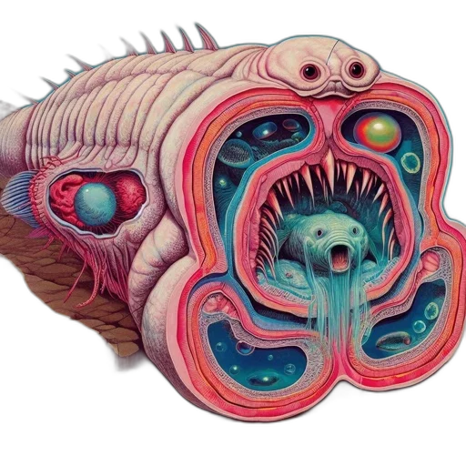 creature, mask, animal, face transparent PNG cut-out