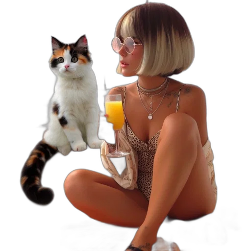animal, dress, jewelry, creature transparent PNG cut-out
