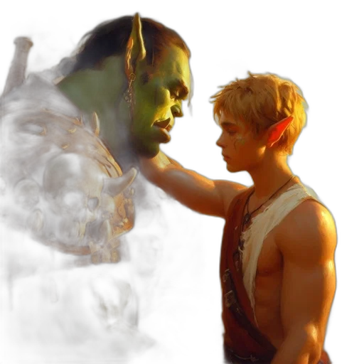 fantasy art, concept art, photorealistic, comic book art transparent PNG cut-out