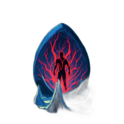 mask, creature, jacket, hair transparent PNG cut-out