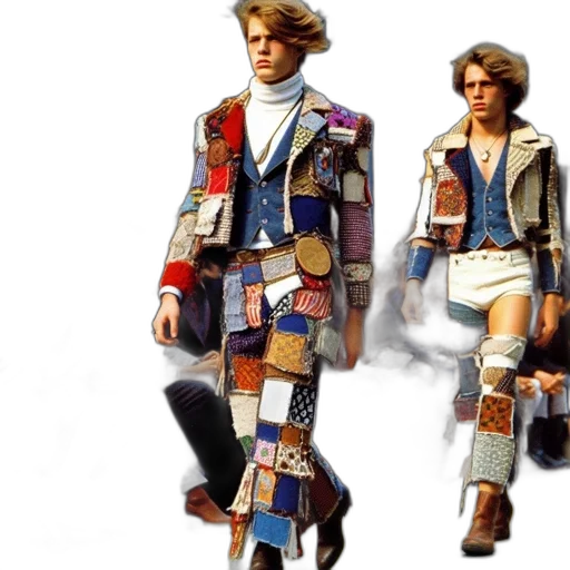 jacket, concept art, two, male transparent PNG cut-out