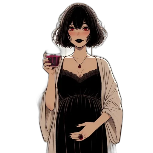 dress, concept art, pixel art, anime transparent PNG cut-out