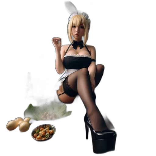 food, dress, concept art, fantasy art transparent PNG cut-out