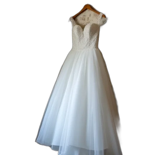dress, crown, 3d render, photorealistic transparent PNG cut-out