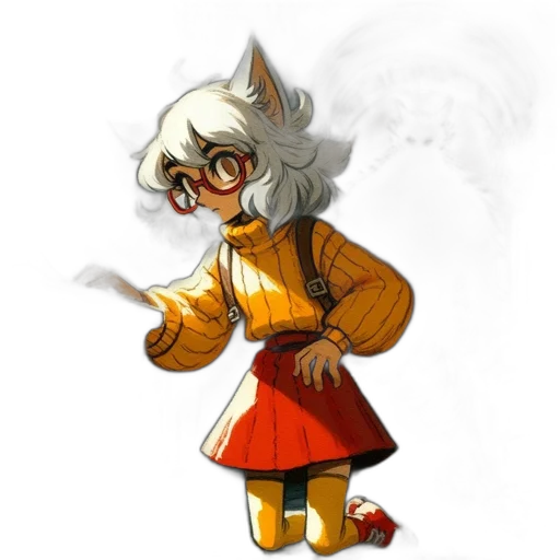 staff, jacket, dress, dragon transparent PNG cut-out