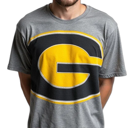 college, georgia, shirt, grey transparent PNG cut-out