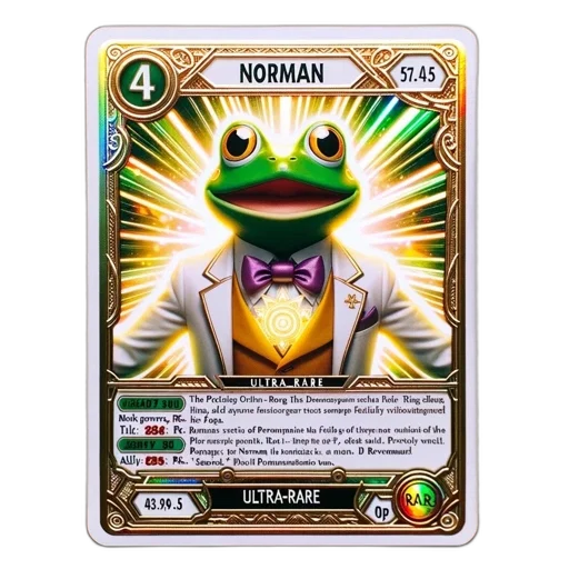 card, displays, green, frog transparent PNG cut-out