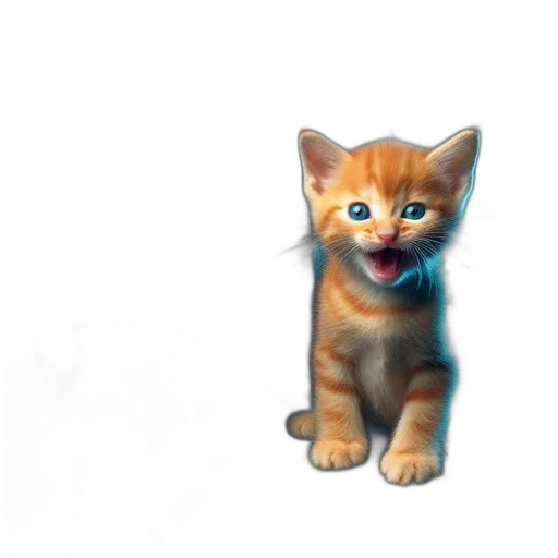 staff, animal, creature, 3d render transparent PNG cut-out