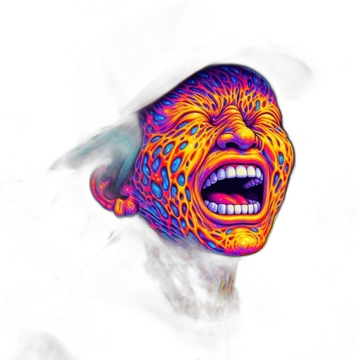 face, mask, creature, hair transparent PNG cut-out