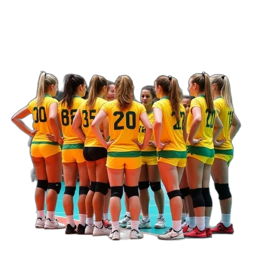 staff, neon, australian, netball transparent PNG cut-out