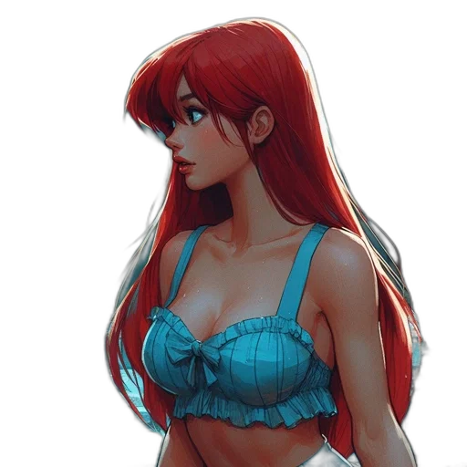 dress, jacket, anime, comic book art transparent PNG cut-out