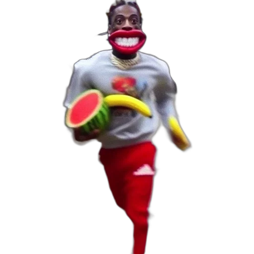 mask, staff, creature, cartoon transparent PNG cut-out