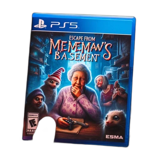 concept art, old, lady, named transparent PNG cut-out