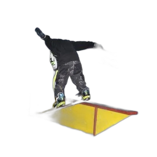 3d render, photorealistic, snowboarder, performs transparent PNG cut-out