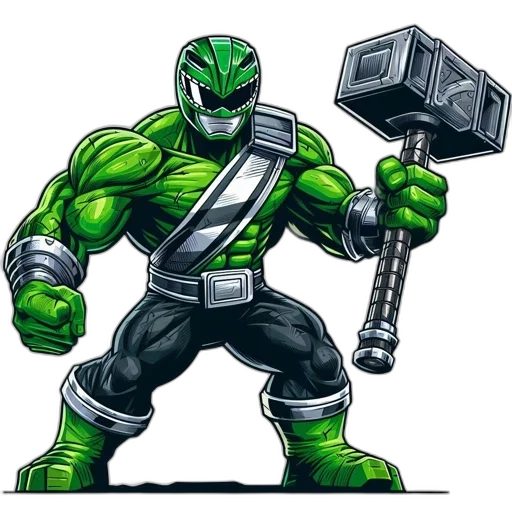 weapon, staff, robot, comic book art transparent PNG cut-out
