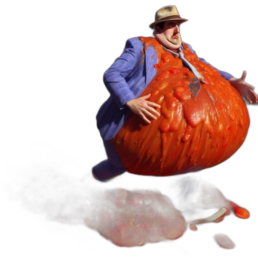 food, hat, jacket, creature transparent PNG cut-out