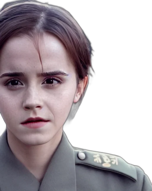 face, photorealistic, emma, watson transparent PNG cut-out