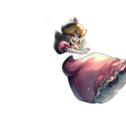 dress, crown, weapon, staff transparent PNG cut-out