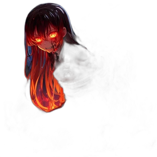 mask, hair, creature, face transparent PNG cut-out