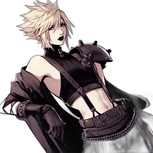 dress, jacket, staff, concept art transparent PNG cut-out