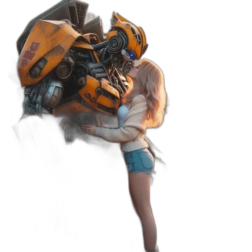 robot, weapon, dress, umbrella transparent PNG cut-out