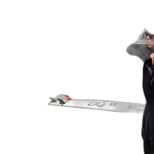 staff, weapon, surfer, wetsuit transparent PNG cut-out