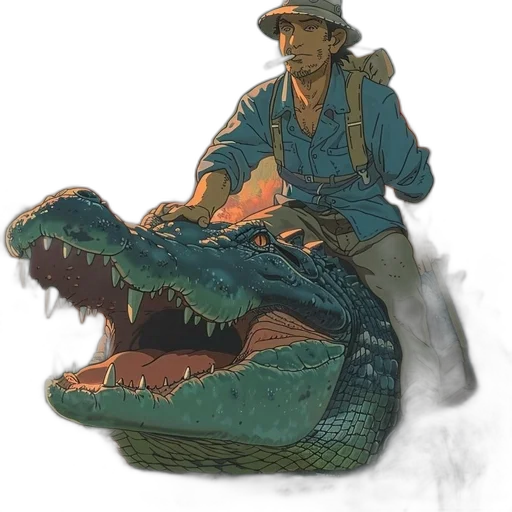 dragon, hat, creature, animal transparent PNG cut-out