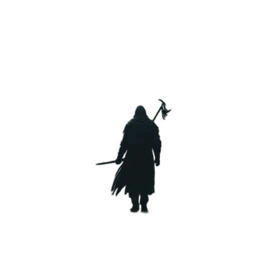 sword, weapon, dragon, staff transparent PNG cut-out