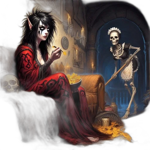 concept art, fantasy art, comic book art, pixel art transparent PNG cut-out