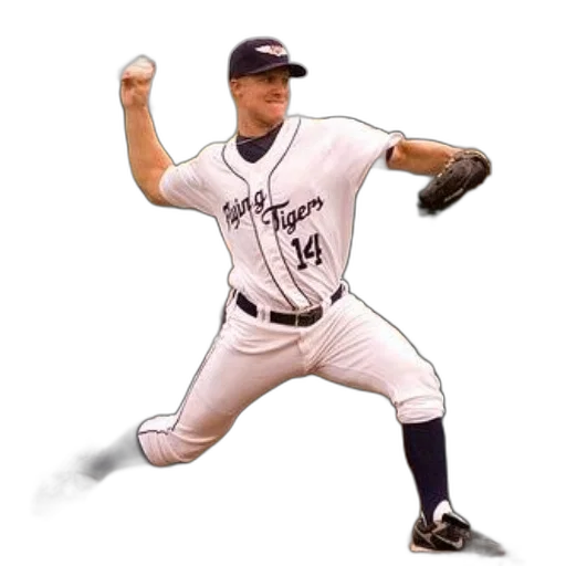 photorealistic, baseball, player, wearing transparent PNG cut-out