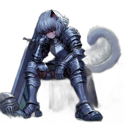 weapon, sword, staff, robot transparent PNG cut-out