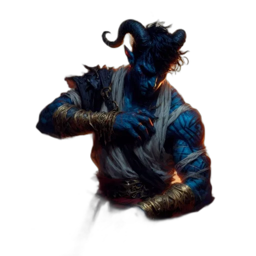 dragon, creature, mask, staff transparent PNG cut-out