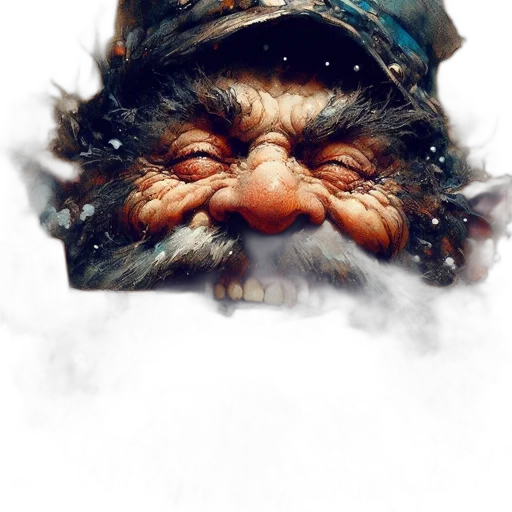 face, mask, hat, creature transparent PNG cut-out
