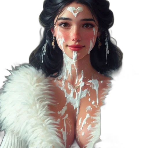 dress, face, mask, jewelry transparent PNG cut-out