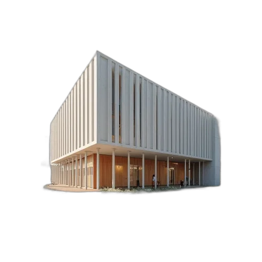 building, 3d render, concept art, photorealistic transparent PNG cut-out