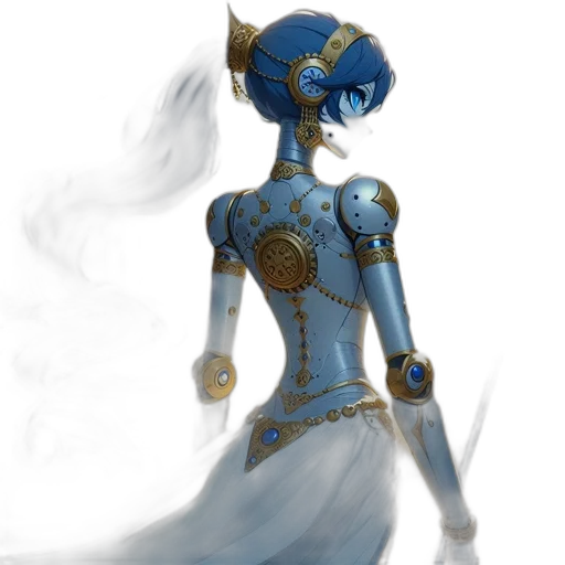mask, staff, jewelry, robot transparent PNG cut-out