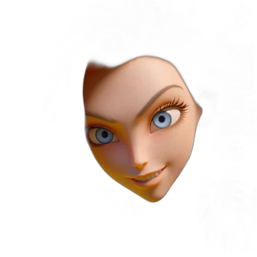 face, mask, robot, creature transparent PNG cut-out