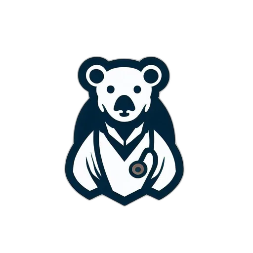 anthropomorphic, bear, lab, coat transparent PNG cut-out