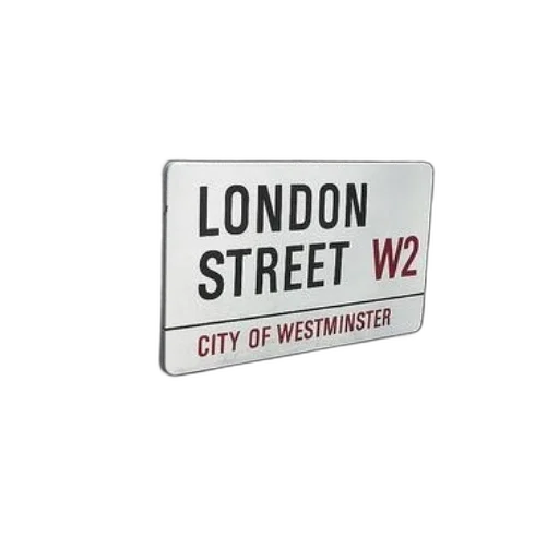 3d render, city street, london, street transparent PNG cut-out