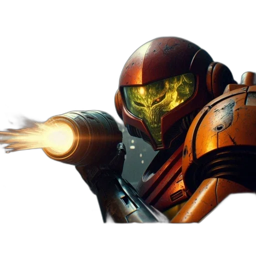 robot, weapon, mask, staff transparent PNG cut-out