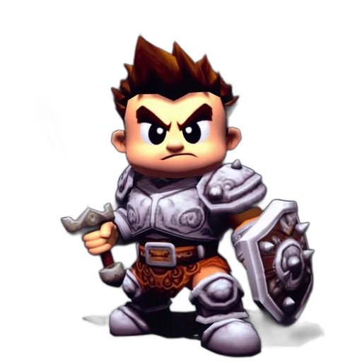 staff, weapon, pixel art, 3d render transparent PNG cut-out